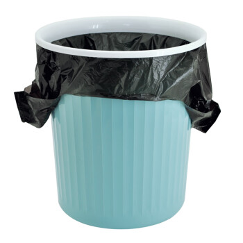 兰诗（LAUTEE）LJD-991 黑色手提垃圾袋 酒店商用背心垃圾袋 常规40*63cm32只*120包