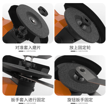 卡夫威尔 气动角磨机 工业级抛光打磨机除锈 切割轮机角向磨光 4寸 AS4072
