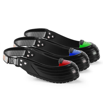 LIONGRIP 防砸鞋套钢头安全劳保鞋防滑访客鞋套橡胶 XGX-TK3 红色M(39-43)