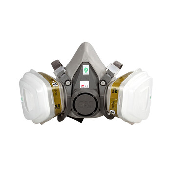 3M6200防毒面具套装防有毒气体化工喷漆专用配6006滤毒盒