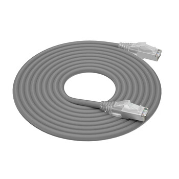 千天（Qantop）QT-WP36L 六类非屏蔽网络跳线 工程级CAT6类网线5米纯铜成品网线灰色