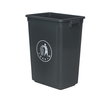 锐拓垃圾分类垃圾桶带盖环卫大号商用四色学校公司政府摇盖垃圾箱60L上海棕色湿垃圾