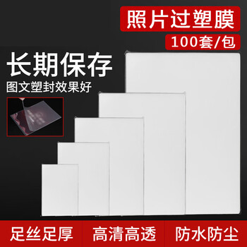 飞尔（FLYER）PET塑封膜 过塑膜 过胶膜 热封膜 A4 220×305mm 8丝 100张/包