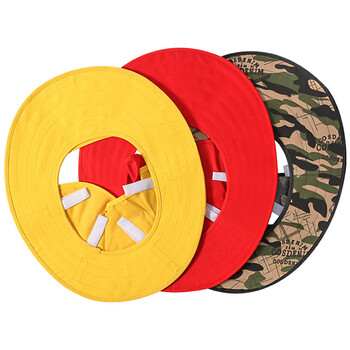 者也 夏季安全帽遮帘布罩工地遮阳板防晒透气施工建筑工地男女太阳帽可搭配安全帽使用 遮阳罩