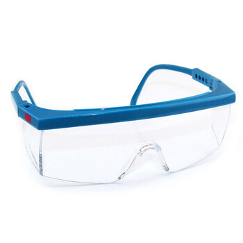 3M 1711防护眼镜护目镜防雾防紫外线防风沙防冲击2付装定做赠送眼镜袋