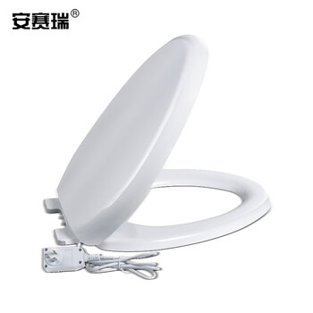安赛瑞 智能加热马桶盖 座圈加热盖板 洁身器加热盖板加热马桶圈 白色  700687