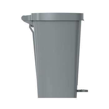 科力邦（Kelibang） 垃圾桶 脚踏式户外垃圾桶大号加厚环卫垃圾桶带盖 40L办公塑料垃圾桶商用 KB1034 灰色