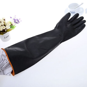 得鸟(DENIAO) 45CM 中袖工业耐酸手套 50双/箱 企业定制