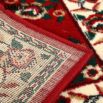 安赛瑞 进门地垫 入户玄关脚垫 厨房防滑卫生间门口吸水防尘 宽50cm长80cm红色 700641