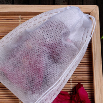 联嘉 无纺布袋 一次性过滤袋煎药袋 茶包袋调料包 10×15cm抽线款 100个