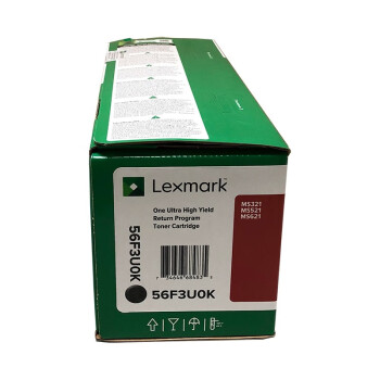 利盟（LEXMARK）K版定制 56F3U0K 适用利盟Kiosk版本MS321/421/521/621K版 原装粉盒 超高容25000页