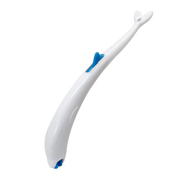 益美得 FH-2015  一次性马桶刷可溶替换刷头刷子 海豚款壁挂式 配1个挂钩+12片刷头