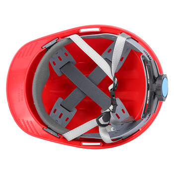 星工（XINGGONG）安全帽ABS工地防砸建筑工程电力施工可印字 可定制LOGO头盔 红色