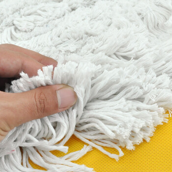 兰诗（LAUTEE）GJ-0169 螺丝扣款尘推布  拖布配件 黄色-120厘米2个装