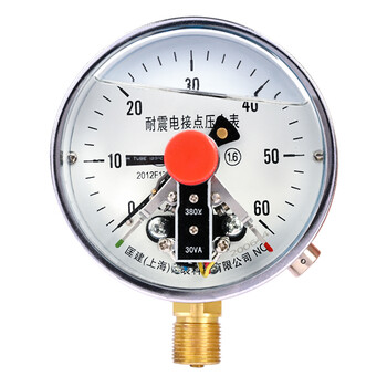 匡建仪表（CONJANT）YTNXC-100 耐震电接点压力表磁助式 30VA充油抗振 0-60mpa 径向