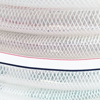 益美得 WY4047 塑料透明软管浇水管蛇皮管包纱管 6分厚50米