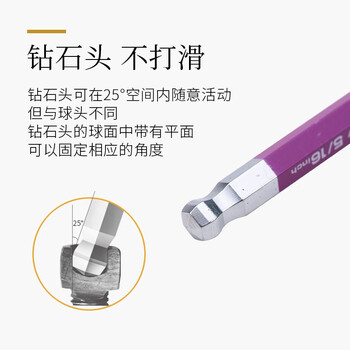 日本 EIGHT-EX 百利进口内六角扳手套装单个彩色加长内6角六棱TLC-S7OR TLC-S7OR 其他 现货