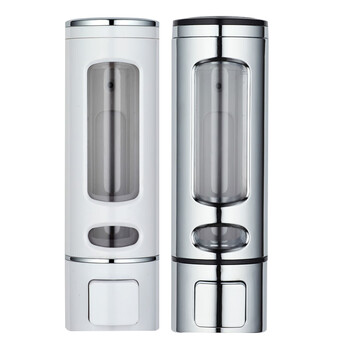 海斯迪克 HK-846 皂液盒 酒店浴室壁挂皂液器 洗手液器沐浴乳盒子 白色单头