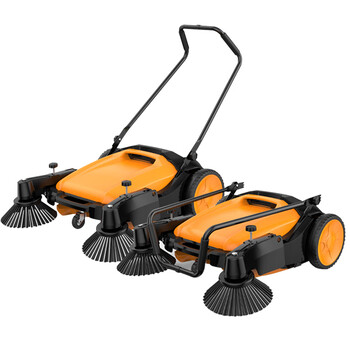 海斯迪克 gnjz-1296 无动力手推式扫地机 清洁道路粉尘清扫车 