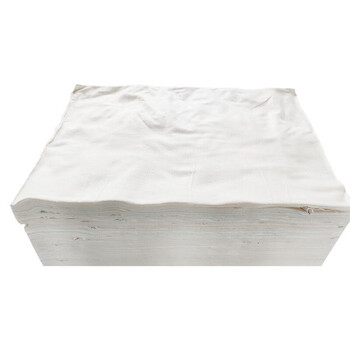 者也 擦机布30斤白色工业抹布吸水吸油棉布汽车维修设备机械擦拭布不掉毛碎布料