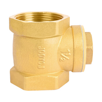 匡建仪表（CONJANT）卧式黄铜止回阀 内螺纹加厚单向阀 逆止阀水泵阀水管水表阀 DN40 