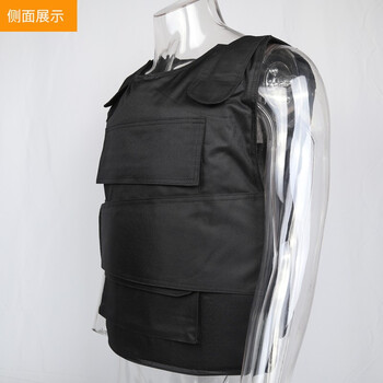 坚冠 防刺服 防刺衣背心硬质防砍衣户外马甲防刀防身战术背心防暴服0.6mm锰钢款