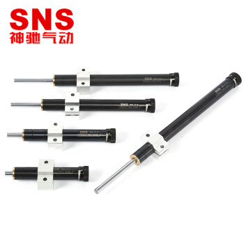 SNS神驰气动油压缓冲器可调压力液压稳速器阻尼器SR15 SR30 SR60 SR80 SR100气动 SR80 SR80