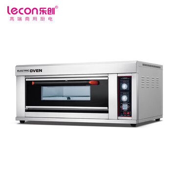 乐创(lecon) 烤箱 一层二盘旋钮式蛋糕面包烘焙电烤箱 LC-J-DK20