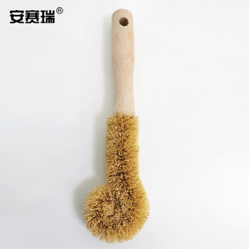 安赛瑞 椰棕丝洗杯刷 厨房用刷玻璃杯清洁刷 木柄洗锅刷 清洁用品27357
