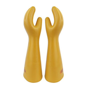 双安 40KV橡胶绝缘手套（手型）带电作业电力配电房安全防触电