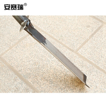 安赛瑞 锰钢起树锹头 防汛抗洪加厚铁铲头 开荒翻地挖树铲植树铁锹长40cm宽12cm不含铁柄 27244