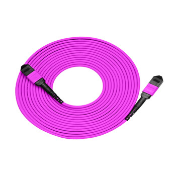 凌科朔(LINKSHIRE) 电信级万兆多模OM4光纤跳线MPO-MPO 万兆 OM4 12芯MPO-MPO 50米