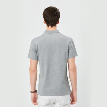 者也（ZYE）夏季polo衫定制T恤广告文化团体工作服订做短袖印字工衣 KMDK003 灰花色 3XL码 