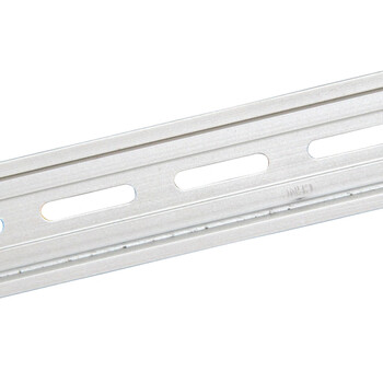 天旭C45空开U型导轨DIN电气导轨铝轨断路器安装卡轨35mm铝轨1.2mm厚1米长 1条