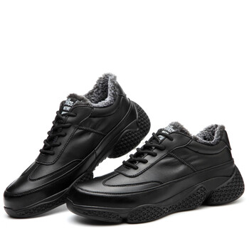 旭昊劳保鞋男防砸防刺穿加绒棉款安全功能鞋939防滑耐磨轻便舒适工作鞋 黑色 41