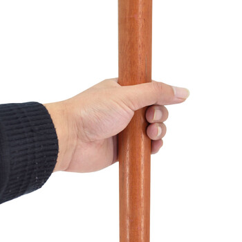 兰诗 WYQ0084 铁锨杆雪铲杆子耙子铁锹槐木柄把镐把子锄头木柄把 T型槐木1.1米