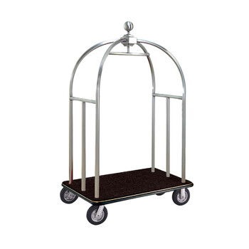 南 南方 XL-1A 小金顶行李车 砂银钢配黑地毯 酒店大堂行李车 箱包推拉车行李推车