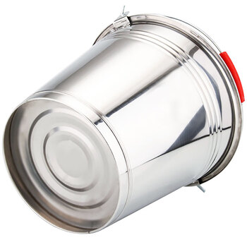 兰诗（LAUTEE）DM-302 不锈钢提水桶 物业环卫酒店清洁桶 7L带盖