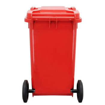 中典 垃圾分类垃圾桶YY-240G大号物业环卫户外商用企业定制带盖可回收厨余垃圾箱 红色240L-有害垃圾