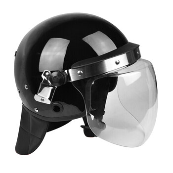 雅恪尚 战术防爆帽防暴头盔保安面罩安保执勤防护巡逻安保头盔防暴器材 法式防暴头盔