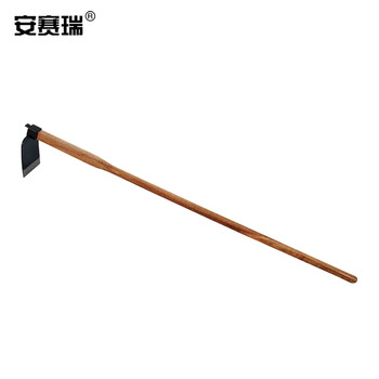 安赛瑞 长柄开垦锄 大锄头全钢宽锄种花种菜工具农用翻土锄 除草开垦锄 1.2米 530186