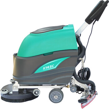 超宝 CHAOBAO电线式洗地吸干机园林地面清洁污水洗干 转盘式刷地吸干机 HY45C