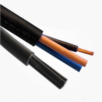 恒飞电缆（HengFeiCable）电缆线 YZ 2X2.5²双芯橡套软电缆 无氧铜 橡套线100米【企业定制】