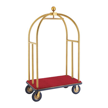南 南方 XL-1E 小金顶行李车 砂金钢 可拆装 酒店大堂行李车 箱包推拉车行李推车