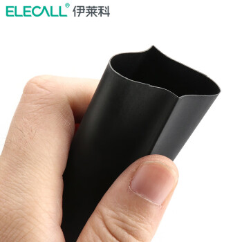 伊莱科（ELECALL)热缩管φ1~40mm绝缘套管数据线加厚保护套 黑φ12mm（5米装）