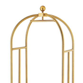 南 南方 XL-1E 小金顶行李车 砂金钢 可拆装 酒店大堂行李车 箱包推拉车行李推车