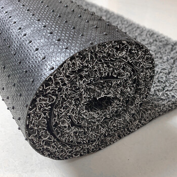 豫之韵 进门地垫入户门大门门口丝圈蹭脚垫子多用门厅入门入户门垫 黑灰色15mm厚 80*120cm