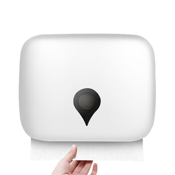 益美得  LSL33234新款特厚免打孔擦手纸盒浴室卫生间厕所挂式擦手纸巾盒 带置物款深邃黑【打孔/免打孔两用】