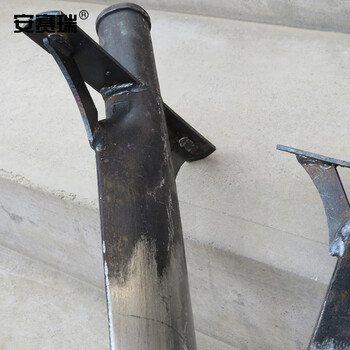 安赛瑞 锰钢起树锹头 防汛抗洪加厚铁铲头 50×9cm 开荒翻地挖树铲植树铁锹 不含铁柄 企业定制 军印 27243