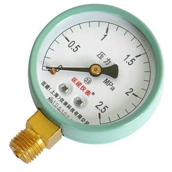 匡建仪表（CONJANT）Y-60 压力表0-2.5mpa水压表 自来水空气地暖压力测量M14*1.5螺纹